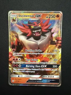 Incineroar GX 27/149 SM Base Set Holo Sun & Moon Pokemon - Image 1