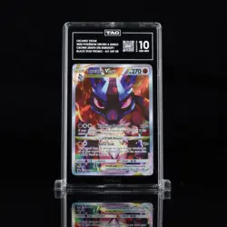 Pokemon 2023 LUCARIO VSTAR #SWSH291 Black Star Promo Alt Art UR -TAG 10 Gem Mint - Image 1