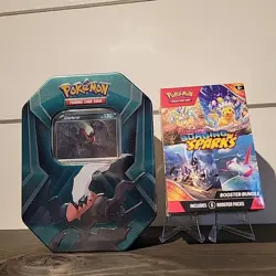 Pokemon TCG 💎SEALED💎 Surging Sparks Booster Bundle -Darkrai Tripple Whammy Tin - Image 1