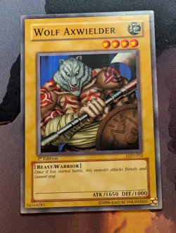 Wolf Axwielder - LOD-052 - Common - 1st Edition - YuGiOh - VLP - Image 1