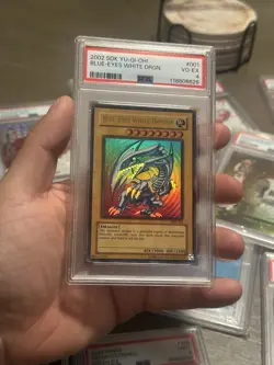 2002 YuGiOh - Blue-Eyes White Dragon SDK-001 - Ultra Rare - PSA 4 - Image 2