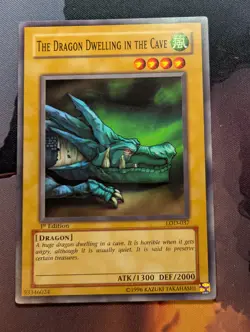 The Dragon Dwelling in the Cave - LOD-037 - Common - 1st Edition - YuGiOh - NM - Image 1