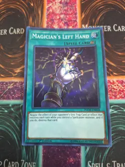 Yugioh Magician's Left Hand INCH-EN058 Super Rare 1st Edition Near Mint - Image 1