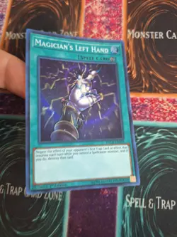 Yugioh Magician's Left Hand INCH-EN058 Super Rare 1st Edition Near Mint - Image 2