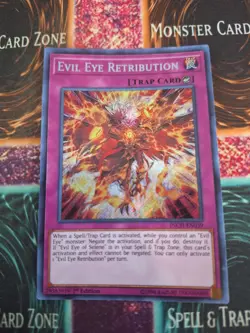 Yugioh Evil Eye Retribution INCH-EN039 Secret Rare 1st Edition Near Mint - Image 1