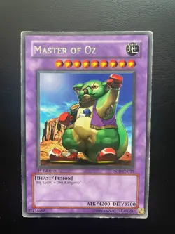 Yugioh Master Of Oz SOD-EN035 1st Edition Rare Damaged - Image 1