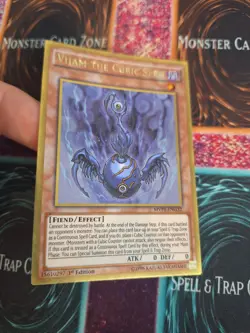 Yugioh Vijam the Cubic Seed MVP1-ENG32 Gold Rare 1st Edition Near Mint - Image 2