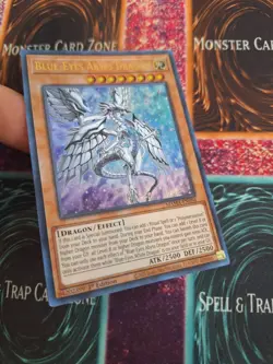 Yugioh Blue-Eyes Abyss Dragon MAMA-EN056 Ultra Rare 1st Edition Near Mint - Image 2