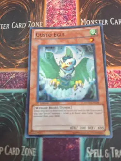 Yugioh Gusto Egul HA05-EN038 Super Rare 1st Edition Near Mint - Image 1
