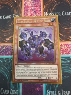 Yugioh Dark Garnex the Cubic Beast MVP1-ENG33 Gold Rare 1st Edition Near Mint - Image 1