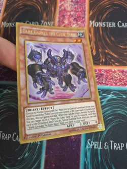 Yugioh Dark Garnex the Cubic Beast MVP1-ENG33 Gold Rare 1st Edition Near Mint - Image 2