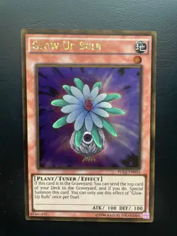 Yugioh Glow-Up Bulb PGL2-EN033 Gold Rare Unlimited Edition NM/LP - Image 1
