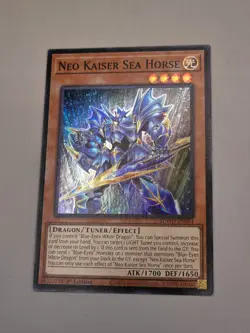 Yugioh Neo Kaiser Sea Horse SDWD-EN004 Super Rare 1st Ed Near Mint - Image 2