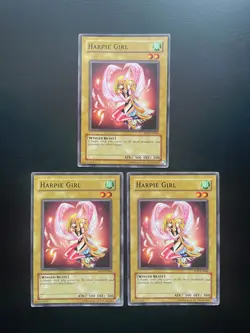 Yugioh Harpie Girl RDS-EN004 Common Unlimited Edition HP X3 - Image 1