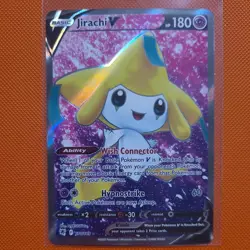 Pokemon TCG Jirachi V Astral Radiance Holo Card 170/189 Full Art Ultra Rare - Image 1