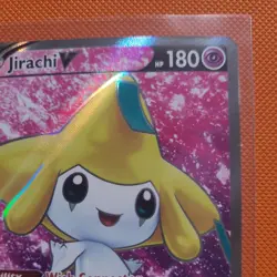 Pokemon TCG Jirachi V Astral Radiance Holo Card 170/189 Full Art Ultra Rare - Image 3