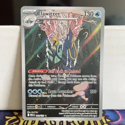 CLAWITZER 141/132 ILLUSTRATION RARE MEGA EVOLUTIONS POKEMON CARD - Image 1