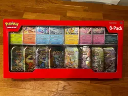 Pokemon TCG Prismatic Evolutions Costco 8 Mini-Tin Bundle w/ Promo Cards NEW - Image 2