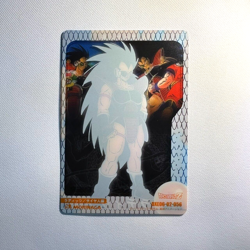 S1207 Raditz 056 Japanese Dragon Ball x Morinaga Clear Wafer Card - Image 2