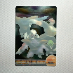 S1564 The Ginyu Force 3D 168 Japanese Dragon Ball x Morinaga Clear Wafer Card - Image 3