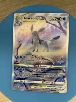 Pokemon TCG Crown Zenith Galarian Gallery Glaceon VSTAR Holo Card GG40/GG70 - Image 1