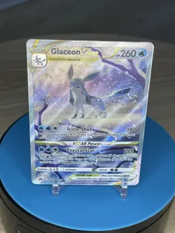 Pokemon TCG Crown Zenith Galarian Gallery Glaceon VSTAR Holo Card GG40/GG70 - Image 3