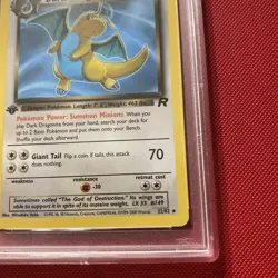 Pokemon Dark Dragonite TCG Card 22/82 Non-Holo Psa 9 - Image 4