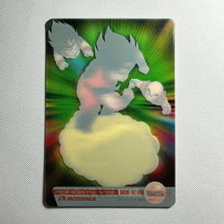 S1806 Goku Gohan Krillin 3D 250 Japanese Dragon Ball x Morinaga Clear Wafer Card - Image 3