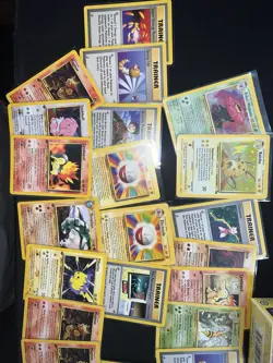 Vintage Pokemon Card Collection Holos Hits Wotc Base Set Deck Box More - Image 3