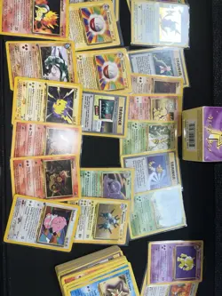 Vintage Pokemon Card Collection Holos Hits Wotc Base Set Deck Box More - Image 4