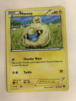 Mareep 38/114 XY Steam Siege Regular Pokemon TCG Card - Image 1
