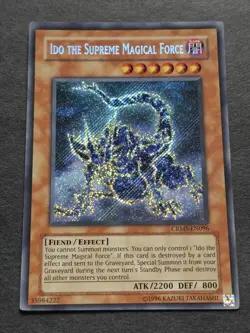 Ido the Supreme Magical Force, from the Crimson Crisis CRMS-EN096 Yu-Gi-Oh Card - Image 1