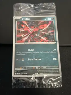Yveltal 088/132 Holo SEALED Stamped EB Games Promo Card Pokemon Mega Evolution - Image 3