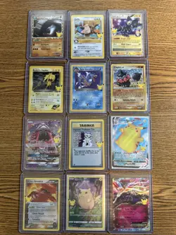 Pokemon Celebrations Lot of 12 Rare Cards Pikachu Holo Ultra Rare Full Art - Image 1