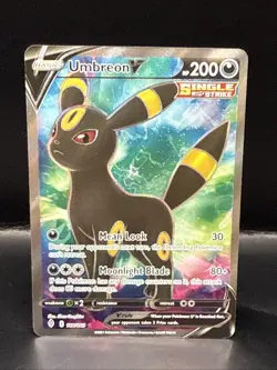 Pokemon TCG Umbreon V Full Art Ultra Rare Holo Card 188/203 - Image 1