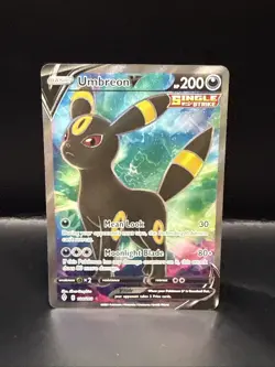 Pokemon TCG Umbreon V Full Art Ultra Rare Holo Card 188/203 - Image 3