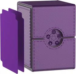Deck Box Compatible with MTG Cards, Trading Card Case with 2 Dividers per Holder - Image 1