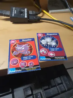 Lot of 9 Pokemon Poke Trivia Burger King Cards 1999 Meowth #52 - Image 2