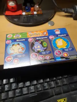 Lot of 9 Pokemon Poke Trivia Burger King Cards 1999 Meowth #52 - Image 3