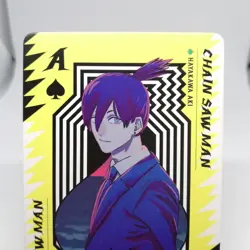 10 Aki Hayakawa Spade Chainsaw Man PLAYNG CARDS TATSUKI FUJIMOTO JUMP MAGAZINE - Image 2