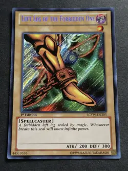 Left Leg of the Forbidden One 1st Edition LCYW-EN303 Yu-Gi-Oh Card - Image 1