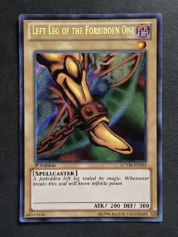 Left Leg of the Forbidden One 1st Edition LCYW-EN303 Yu-Gi-Oh Card - Image 3