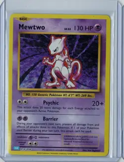 Mewtwo 014/034 Clasic Collection Pokemon Trading Card Game Holo Near Mint - Image 1
