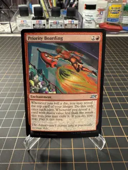 Priority Boarding Galaxy Foil 405 U Unfinity (UNF) Magic The Gathering NM/M - Image 1
