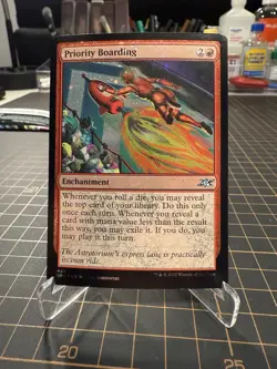 Priority Boarding Galaxy Foil 405 U Unfinity (UNF) Magic The Gathering NM/M - Image 2