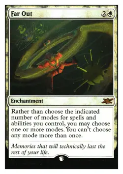 Far Out (galaxy foil) Mythic Unfinity MTG - NM+ - Image 1