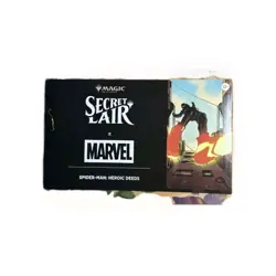MTG Secret Lair x Marvel's Spider-Man: Heroic Deeds Rainbow Foil Edition In-Hand - Image 1