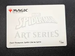 Flash Thompson, Spider-Fan Magic The Gathering Spider-Man Art Series #1/54 - Image 2