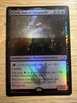 MTG - K'rrik, Son of Yawgmoth FOIL - Modern Horizons 3 - Image 1