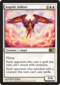 Angelic Arbiter - Foil - Magic 2011 (M11) #4/249 MTG Magic The Gathering - Image 1